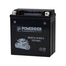 12v 16ah YTX16-BS harley series motorcycle battery